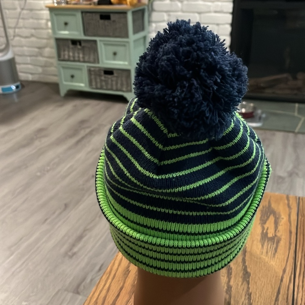 Seattle Seahawks Striped Beanie - Picture 2 of 3